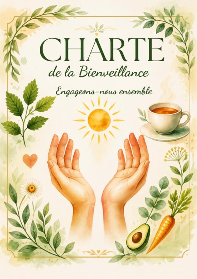 Charte de bienveillance du blog Popote et Santé : engageons-nous ensemble