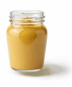 pot de moutarde en verre
